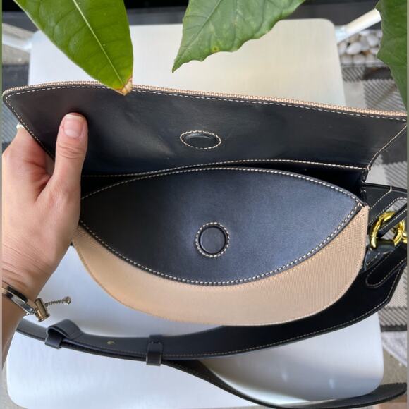 ☘️ YUZEFI CURVED STRUCTURED DORIS BAG IN BEIGE - Picture 16 of 17